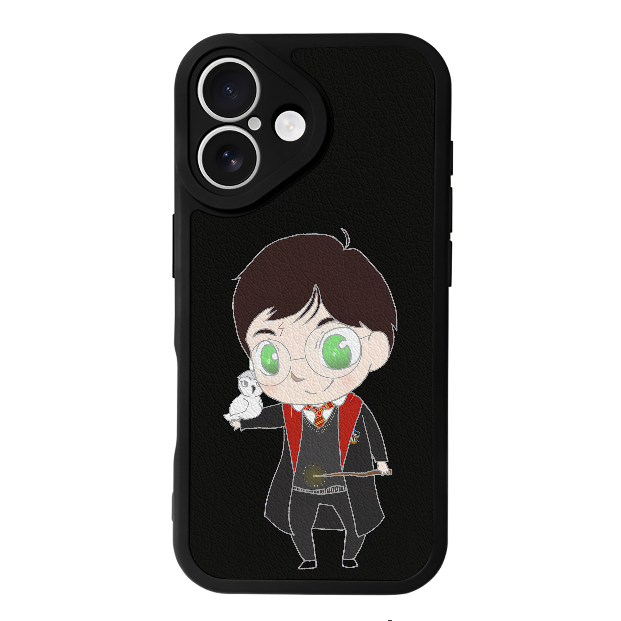 （画像用） Harry Potter ハリー・ポッターシリーズ 【iPhone 16シリーズ対応】シリコンスマホケース（レザー調） 材質：シリコン